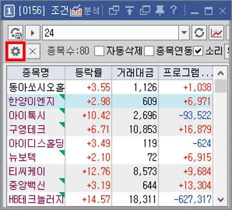 조건 검색 실시간 메뉴로 성과 검증하기 (1)